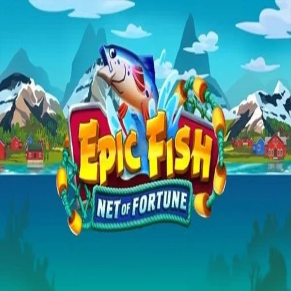 Epic Fish Net of Fortune slot logo by Quickspin at Katanaspin Casino