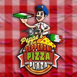 Peppe’s Pepperoni Pizza Plaza by Pragmatic Play, showcased at katanaspins.co.uk – game logo